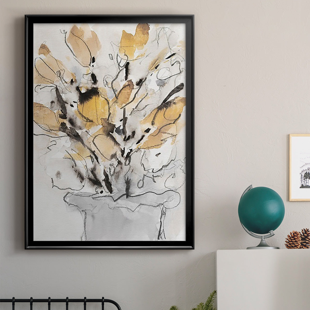 Seasonal Gatherings II - Modern Framed Canvas Print