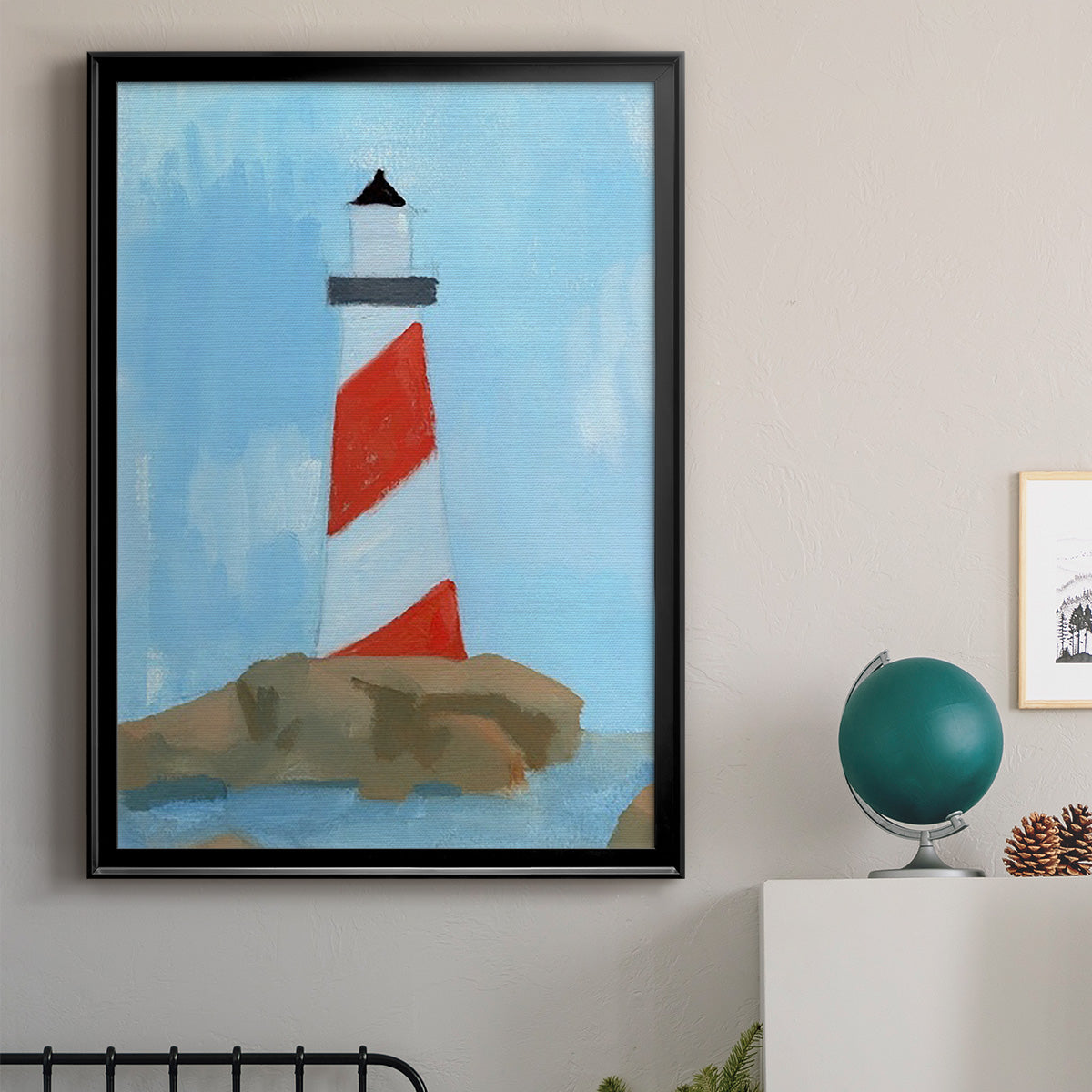 Lookout Point I - Modern Framed Canvas Print