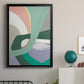 Merge Left - Modern Framed Canvas Print