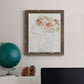 Fashion Floral Silhouette II - Barnwood Framed Canvas Print