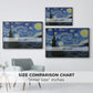 The Starry Night, 1889 - Floater Framed Canvas Print