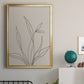 Neutral Lines II - Modern Framed Canvas Print