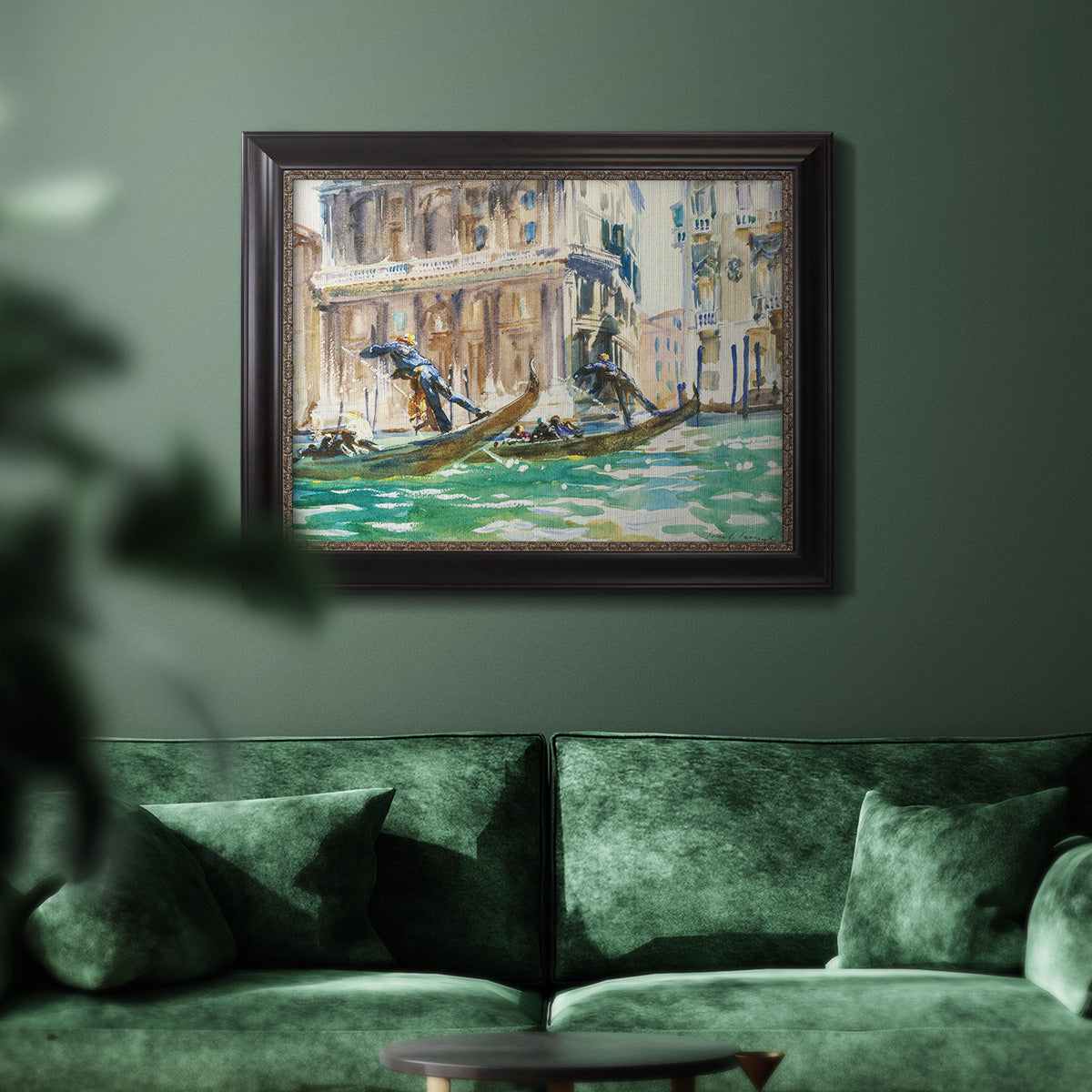 View of Venice, 1906 - Ornate Framed Canvas Print