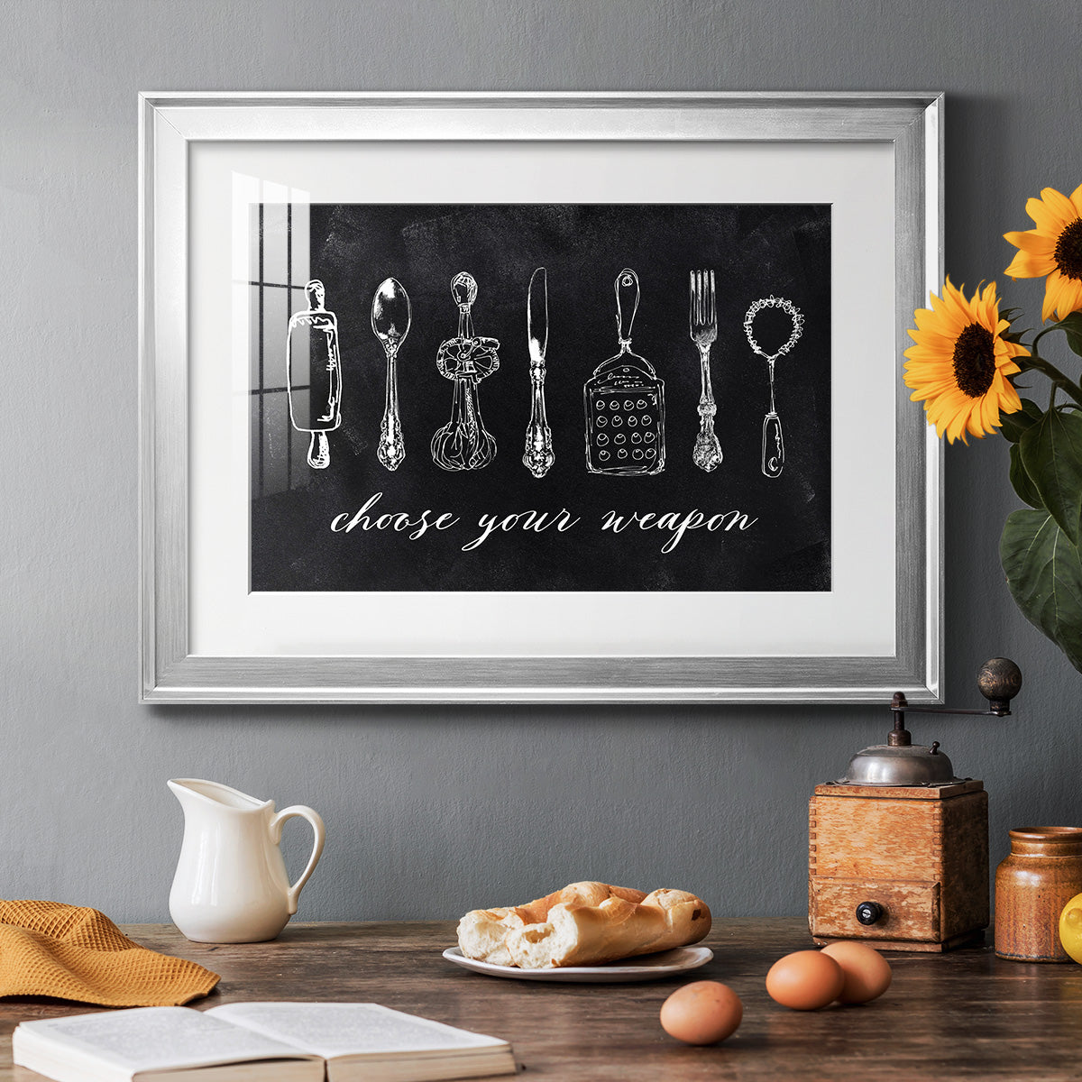 Choose Your Weapon Premium Framed Print - Ready to Hang