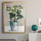 Potted Houseplant II - Modern Framed Canvas Print
