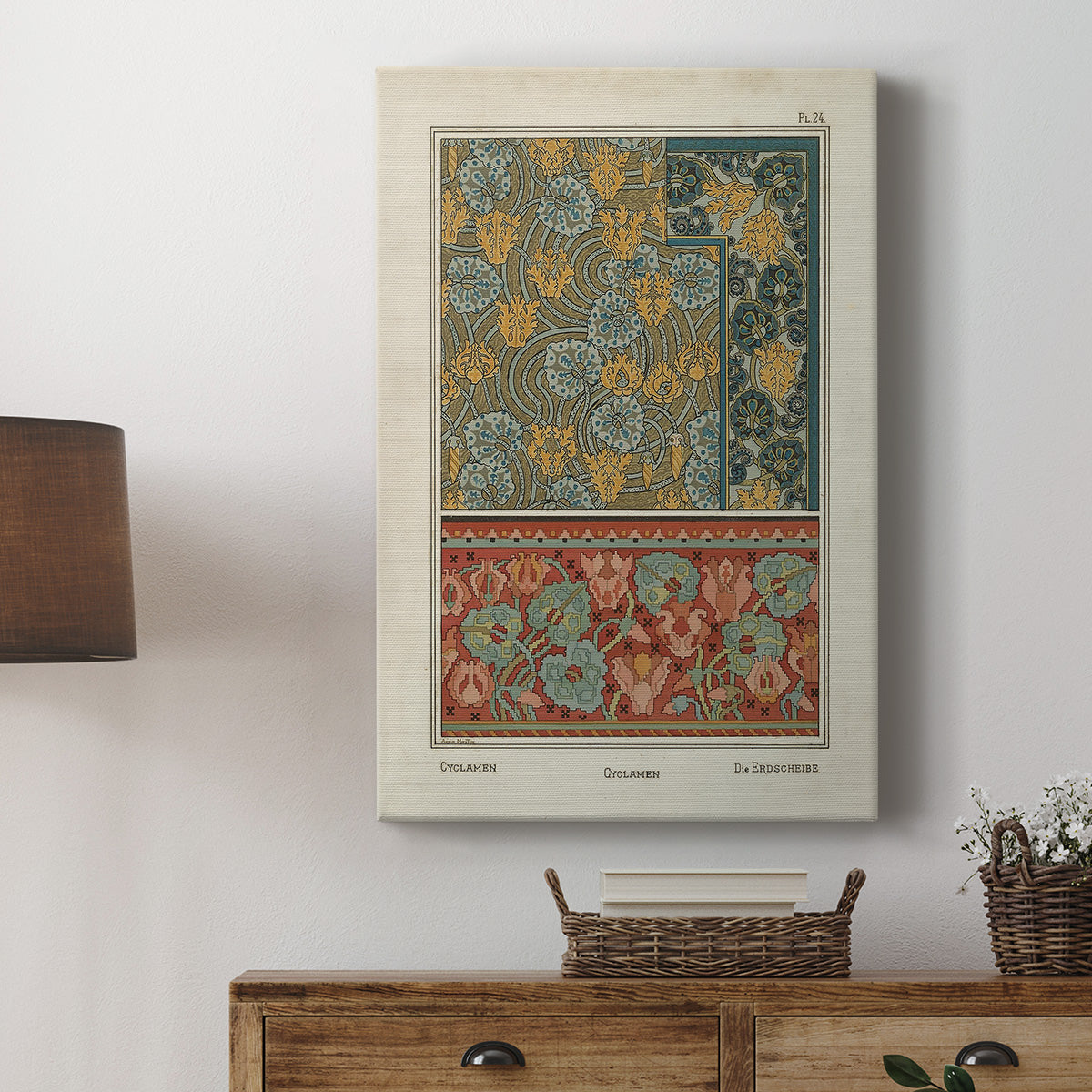 Nouveau Decorative I - Canvas Art Print