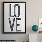 Bold Love II - Modern Framed Canvas Print