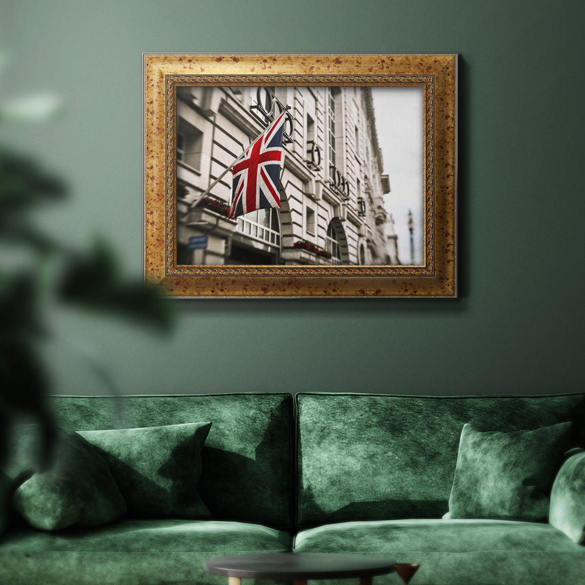 London Scene II Premium Framed Canvas- Ready to Hang