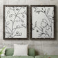 Botanical Sketch I   - Premium Framed Canvas 2 Piece Set - Ready to Hang