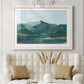 Green Grey Mountains I - Barnwood Framed Art Print