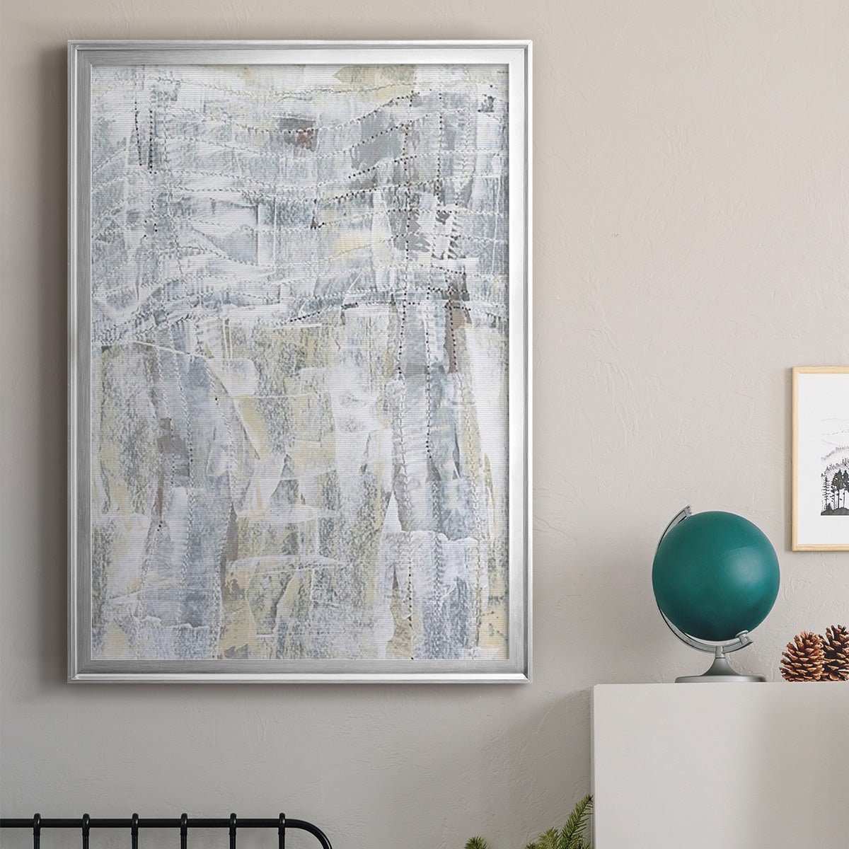 Ghost Town I - Modern Framed Canvas Print