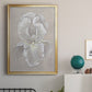 White Iris II - Modern Framed Canvas Print