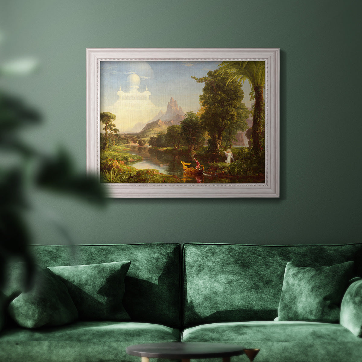 Voyage of Life: Youth - Ornate Framed Canvas Print