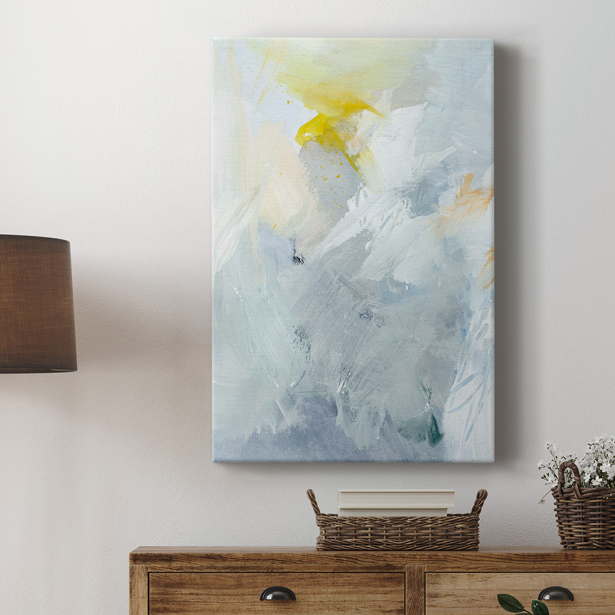 Canary and Sky II Premium Gallery Wrapped Canvas - Ready to Hang