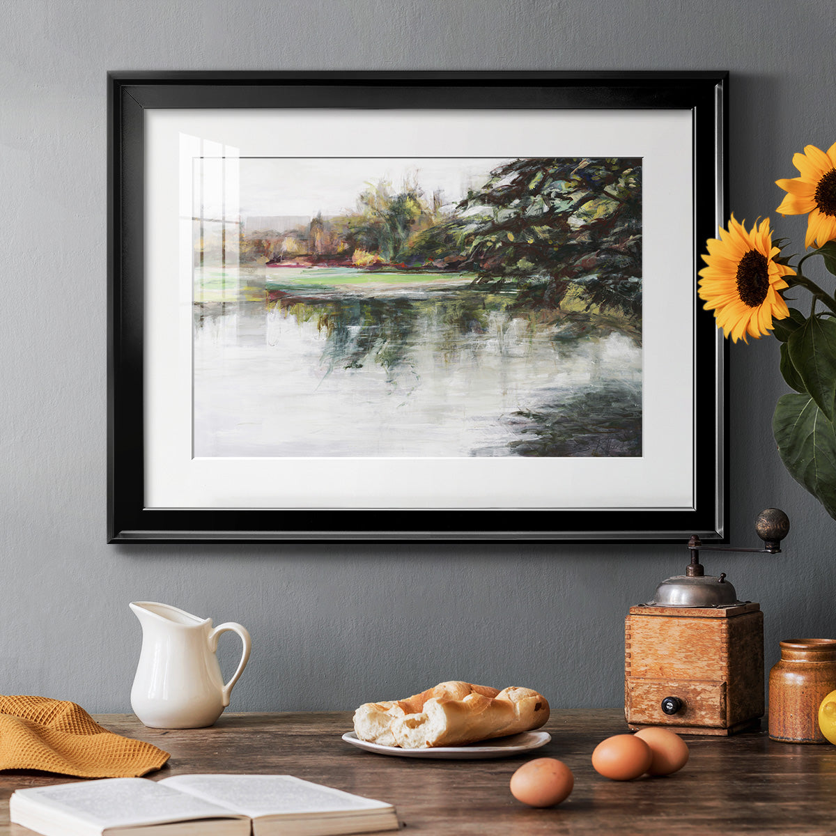 Upon Reflection Premium Framed Print - Ready to Hang