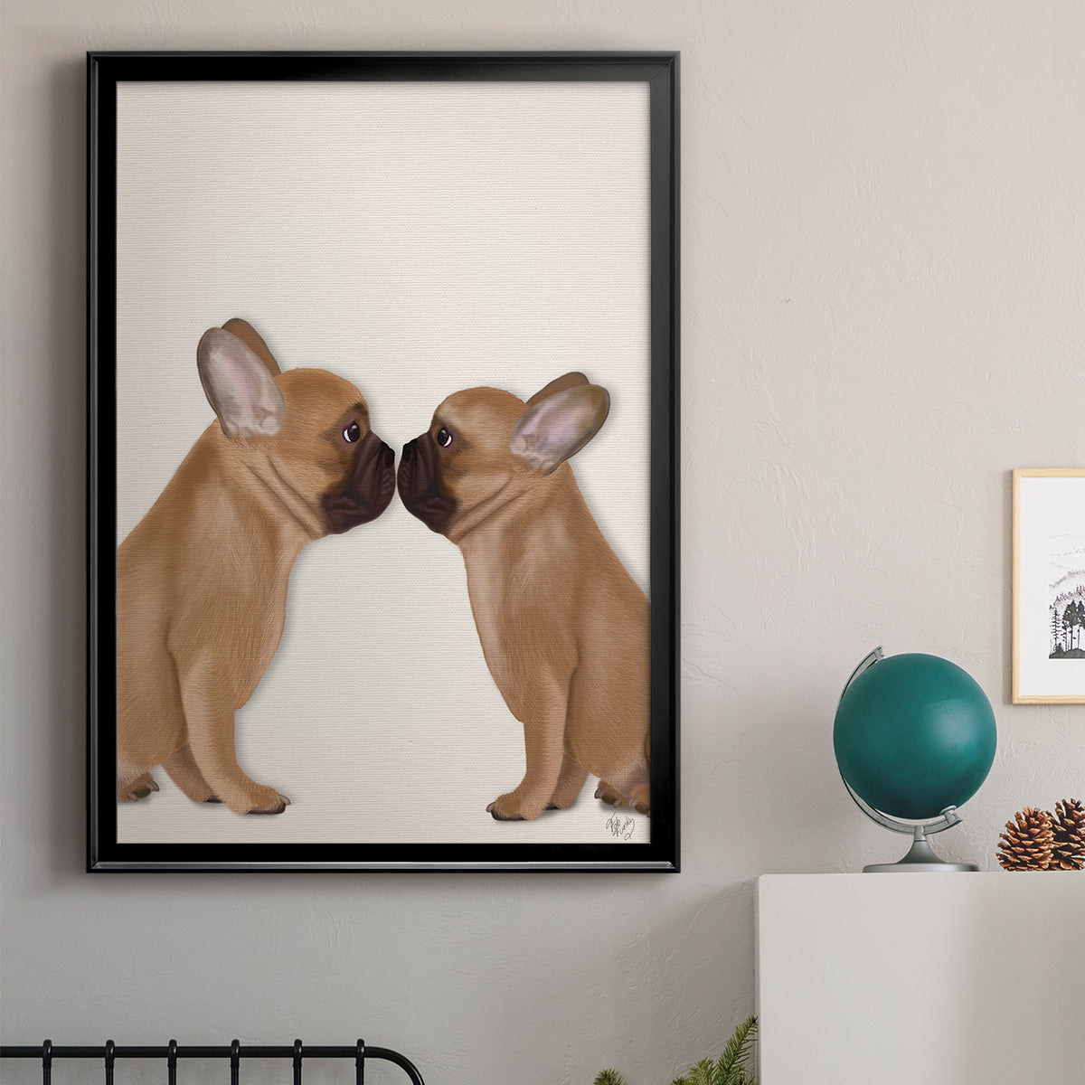 French Kiss Close Up I - Modern Framed Canvas Print