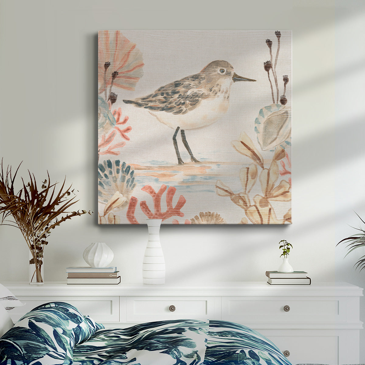 Shell Pipers I - Canvas Art Print