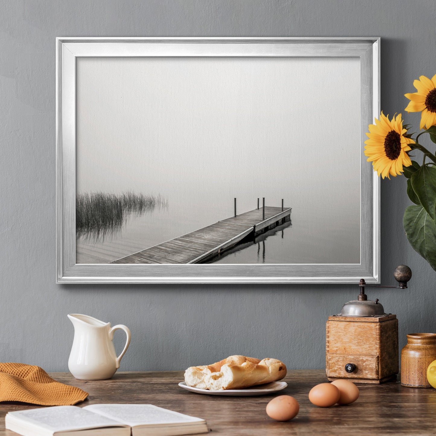 Morning Mist Premium Classic Framed Canvas - Ready to Hang