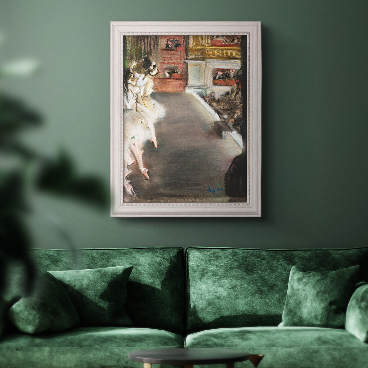 Dancers at the Old Opera House - Ornate Framed Canvas Print