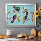 Bitty Birds I - Modern Framed Canvas Print