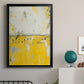 Yellow Bound - Modern Framed Canvas Print