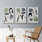 Collected Mindfulness I - Framed Premium Gallery Wrapped Canvas L Frame 3 Piece Set - Ready to Hang