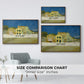 The Yellow House (The Street), 1888 - Floater Framed Canvas Print