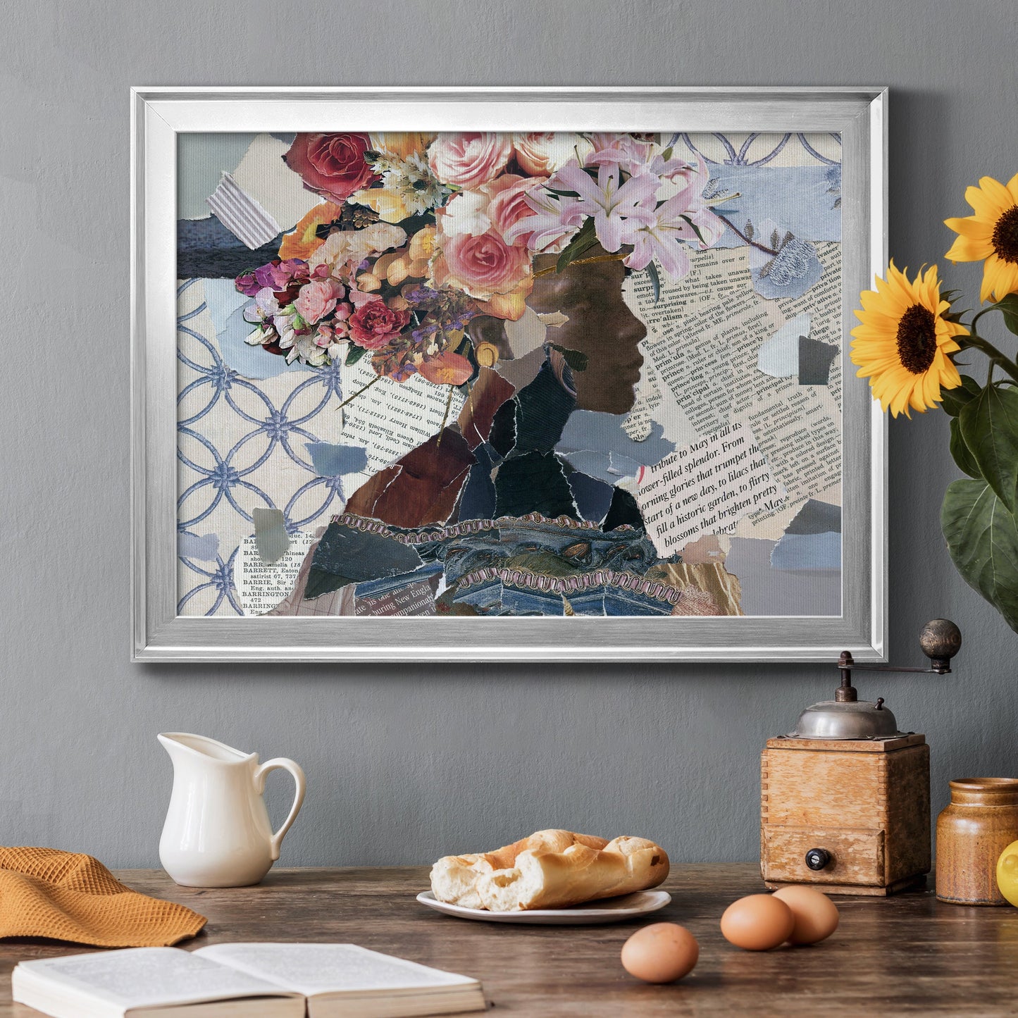 Contemplation I - Modern Framed Canvas Print