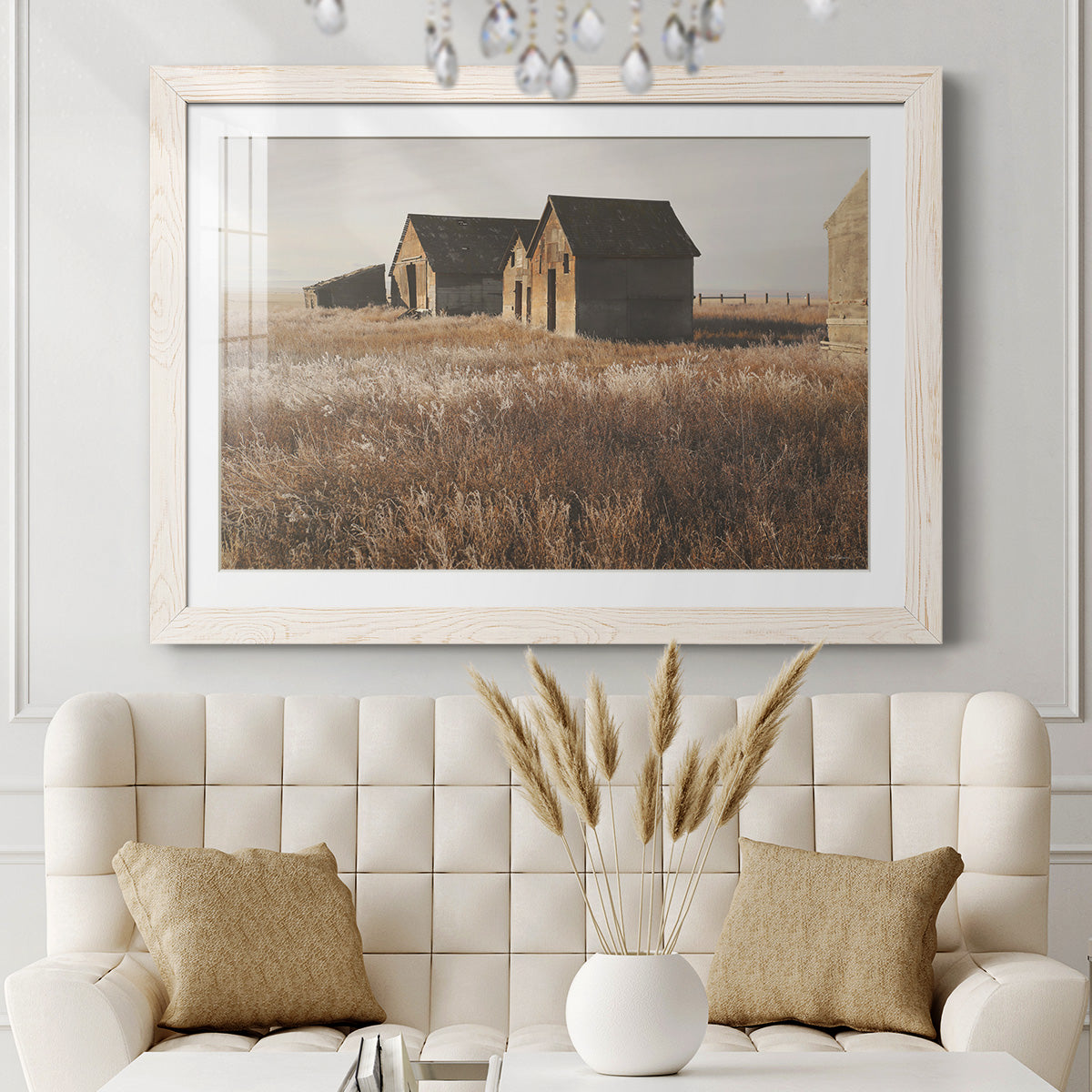 The Old Farm - Barnwood Framed Art Print