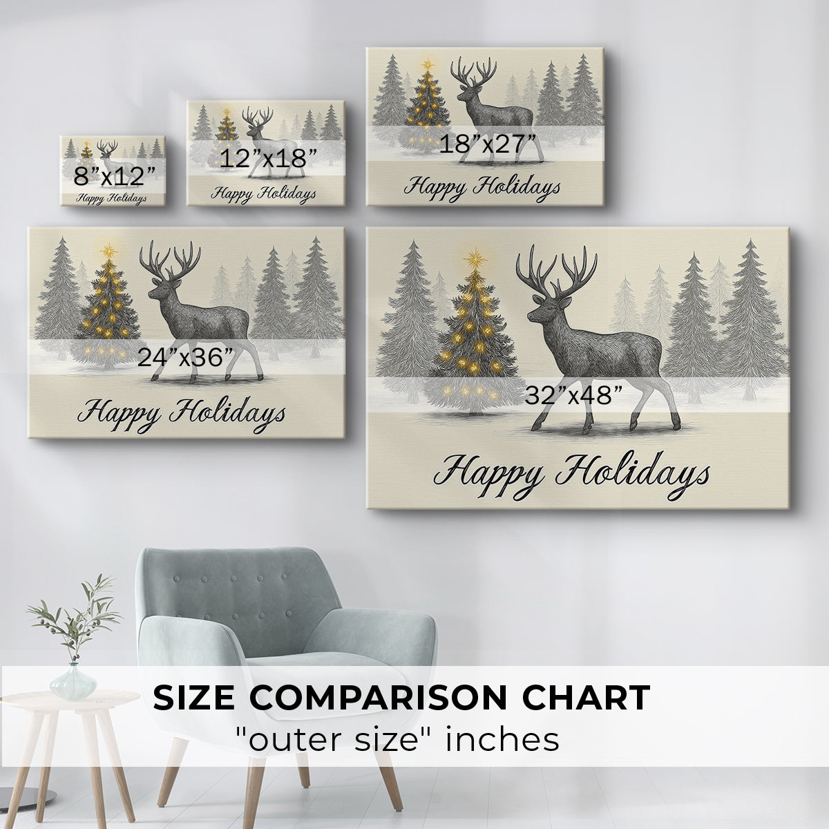 Silver Dusk Carol - Canvas Art Print