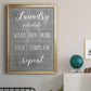 Laundry Schedule - Modern Framed Canvas Print
