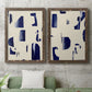 Fragment Abstraction I - Premium Framed Canvas 2 Piece Set - Ready to Hang