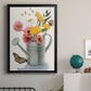 Watering Can Bouquet I - Modern Framed Canvas Print