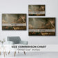 The Course of Empire: Destruction, 1836 - Floater Framed Canvas Print