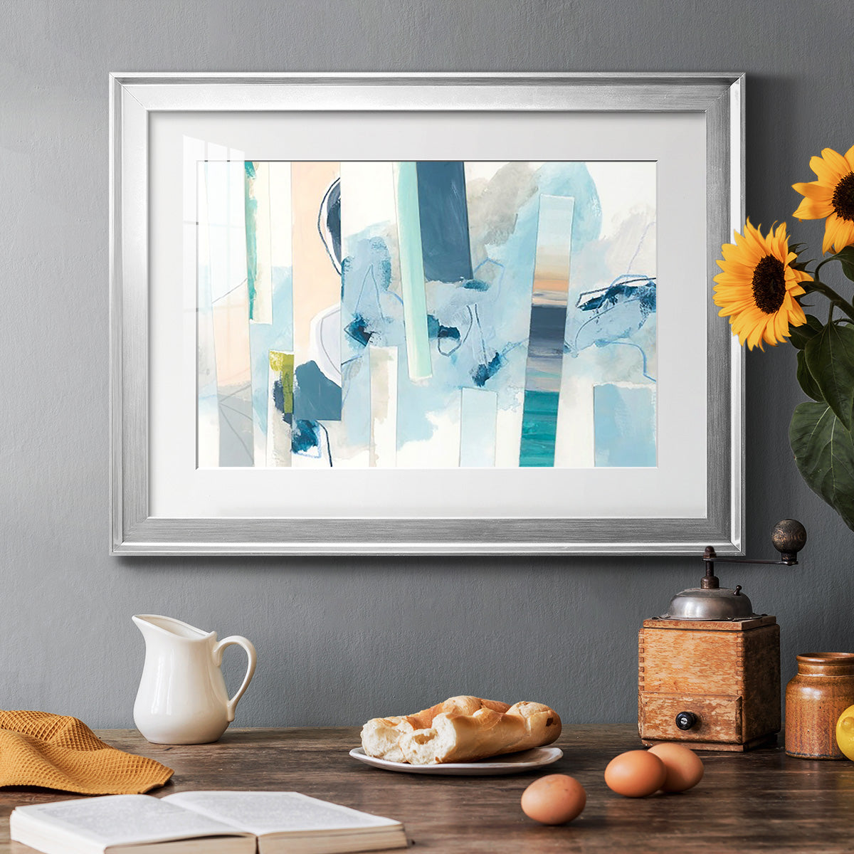 Liquid Strata II - Modern Framed Art Print