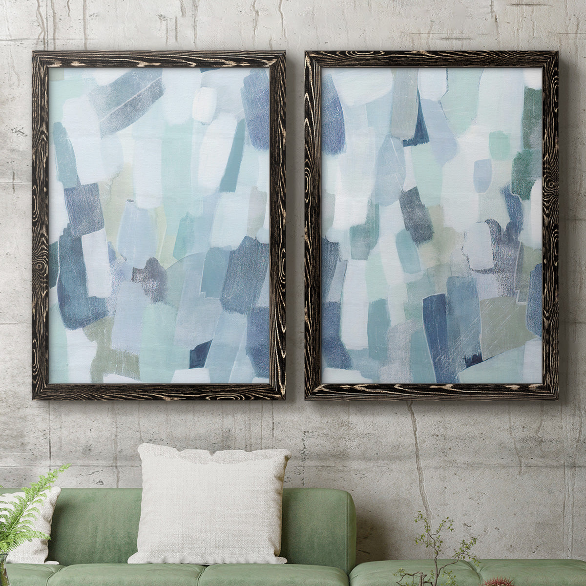 Dusky Gale I - Premium Framed Canvas 2 Piece Set - Ready to Hang