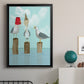 Silly Seagulls - Modern Framed Canvas Print