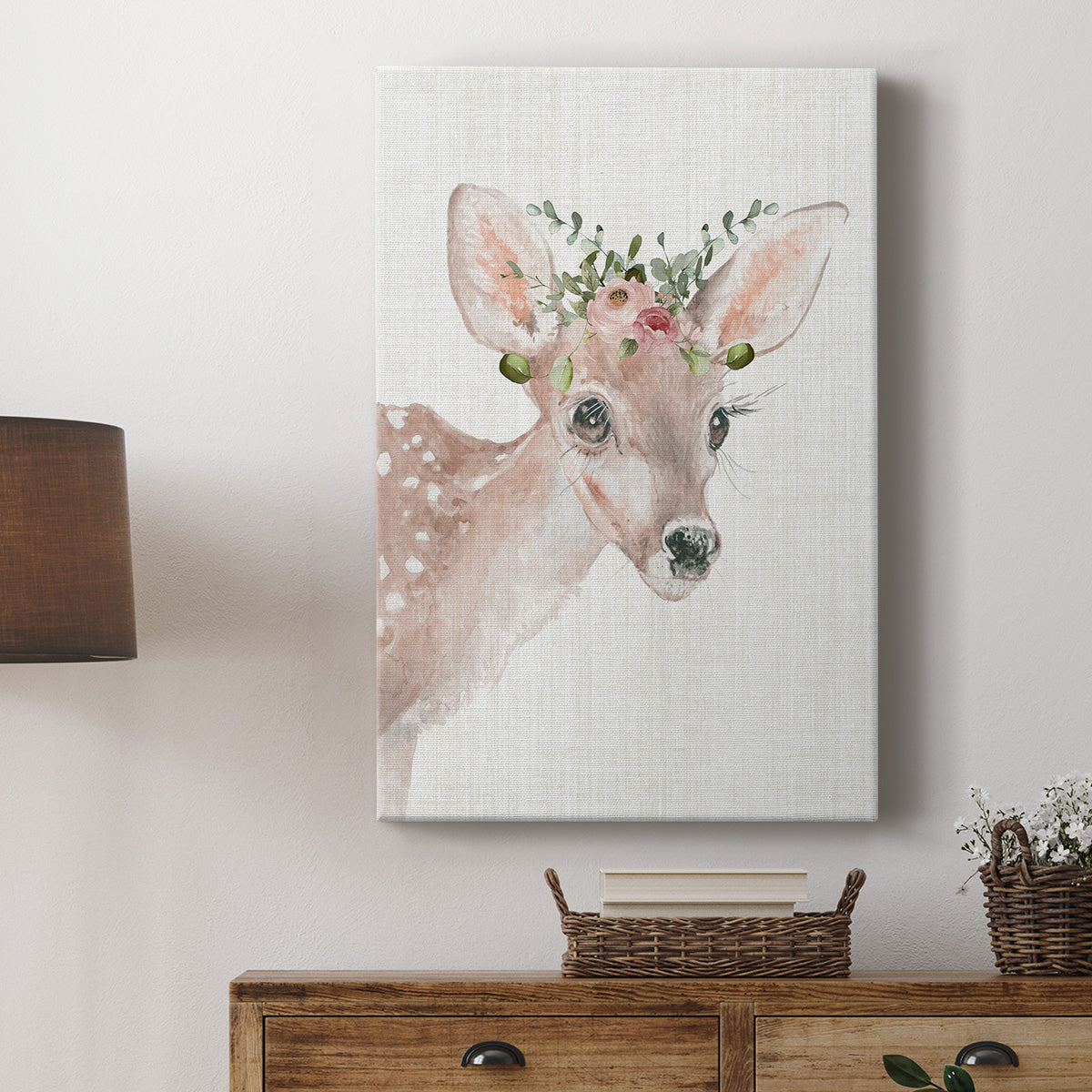 Dressy Fawn - Canvas Art Print