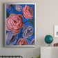 Layered Petals II - Modern Framed Canvas Print
