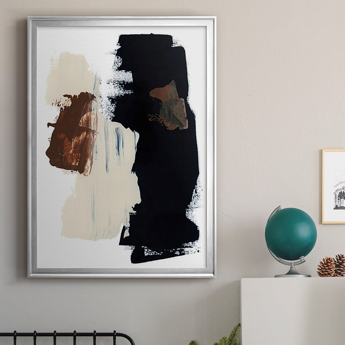 Goldenrod Patch II - Modern Framed Canvas Print