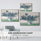 Irises, 1890 - Floater Framed Canvas Print