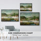 Pastoral Landscape with Stream, Fisherman and Strollers, 1875-1880 - Floater Framed Canvas Print