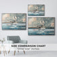 Sloop, Nassau, 1899 - Floater Framed Canvas Print
