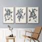 Growing Leaves IV - Framed Premium Gallery Wrapped Canvas L Frame 3 Piece Set - Ready to Hang