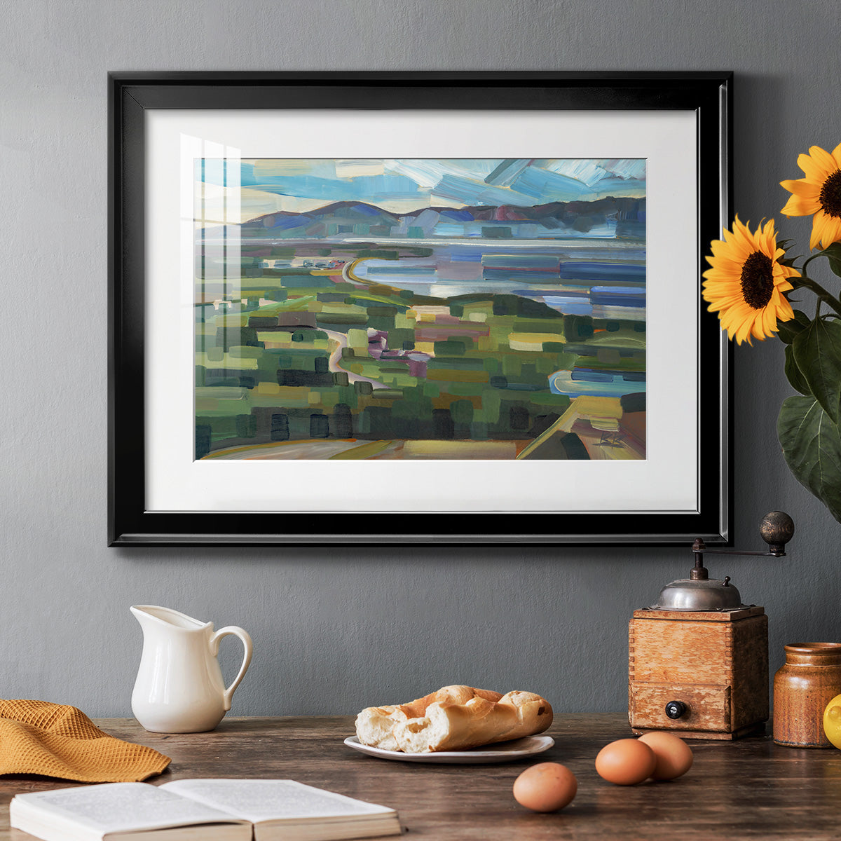 View From Goose Park Premium Framed Print - Ready to Hang