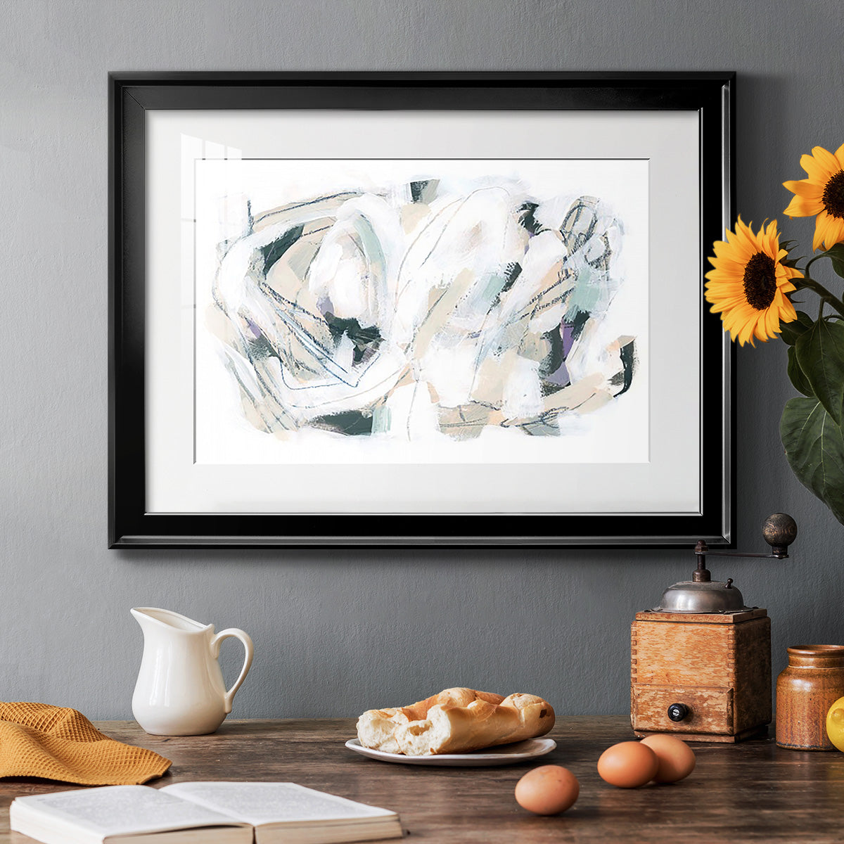 Arctic Helix II - Modern Framed Art Print