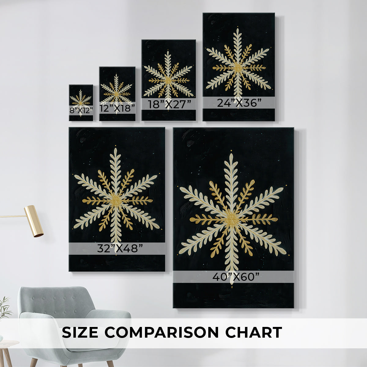 Chalk Snow Chapel - Canvas Art Print