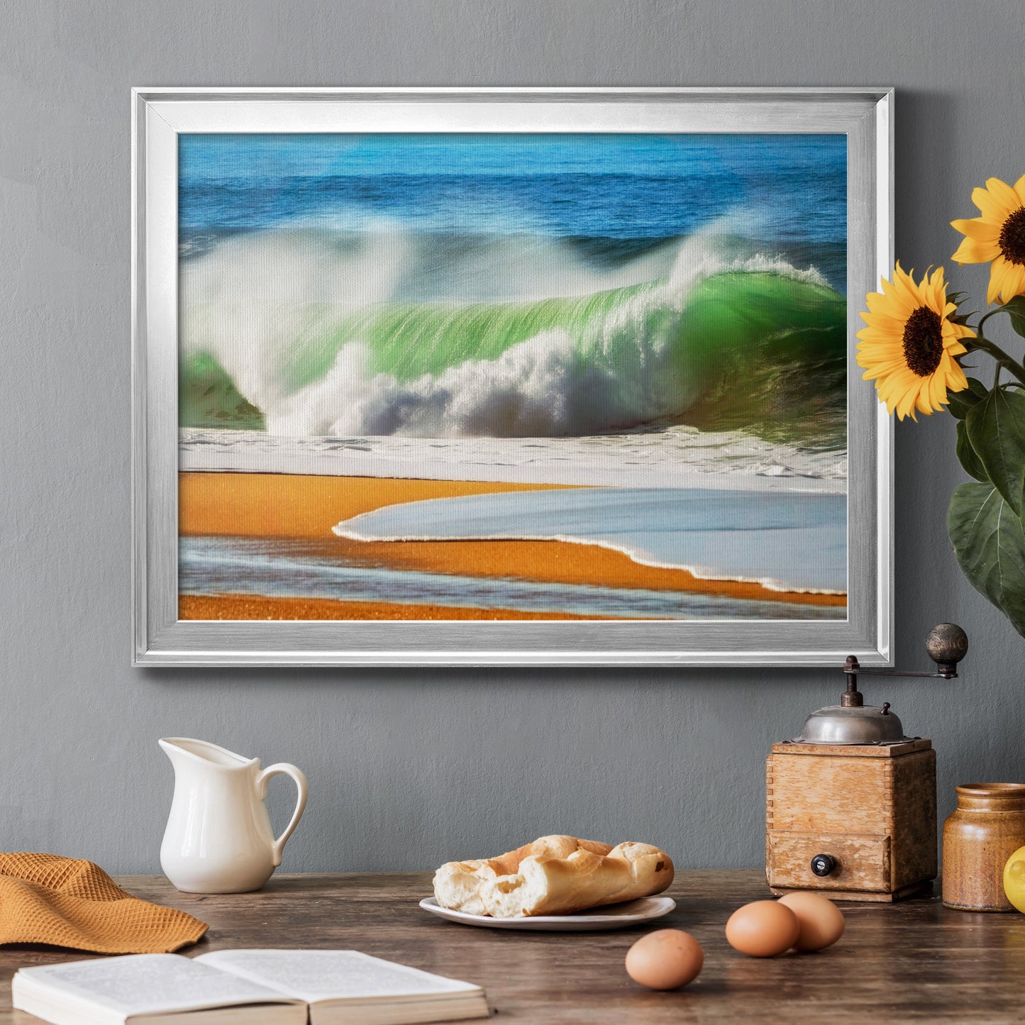 The Wave Premium Classic Framed Canvas - Ready to Hang