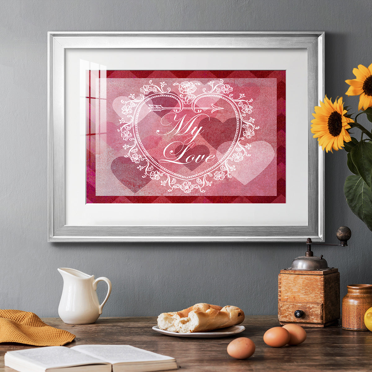 DIY Love Collection A - Modern Framed Art Print