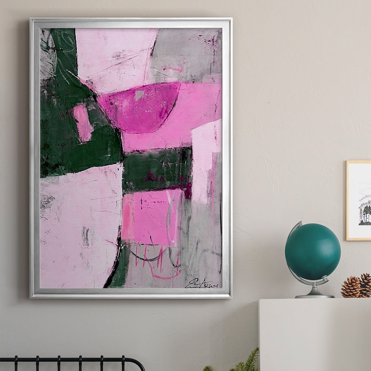 Party Mixer I - Modern Framed Canvas Print